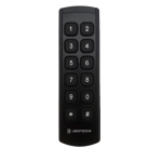 Aritech ACI420-PIN OSDP Reader With Keypad, Slim Design, Mifare Desfire Ev1/2/3, CSN & Bluetooth, Indoor/Outdoor