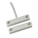 Aritech DC101 Surface Mount Magnetic Contact With 2m Cable, N/C, 15mm Gap, White (Grade 2)