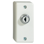 Aritech KA178 Keyswitch Housing Supplied With KA157 Pulsed Keyswitch, 2 Keys, Tampered Plastic Housing 