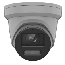 Aritech TVFC-M01-0802-TUR-G TruVision 4K/8MP Full Colour, IP, 2.8 mm Lens, Turret Camera, 30 m White Light, Mic, Speaker, Strobe Light