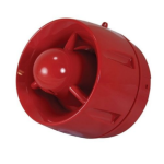 C-Tec CA430A/SR CA Wall Sounder - Shallow – Red