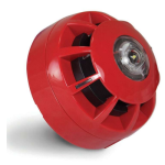 C-Tec CA451A/SR CA Compact Wall Sounder VAD - Red