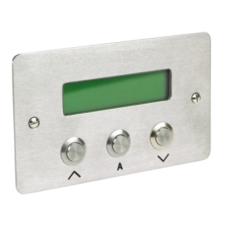 C-Tec QT608C/SS Quantec Stainless Steel Corridor Display with Controls