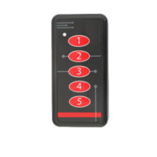 CST PC-TX-LPB5B1A-X Page Call 5 Button Transmitter