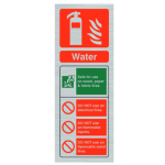 Commander 101SS Water ID Sign Stainless Steel