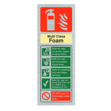 Checkfire 107SS MultiCHEM ID Sign Stainless Steel
