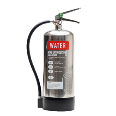 Checkfire CX-PWA-006-DSS Contempo 6ltr Water Stainless Steel Fire Extinguisher