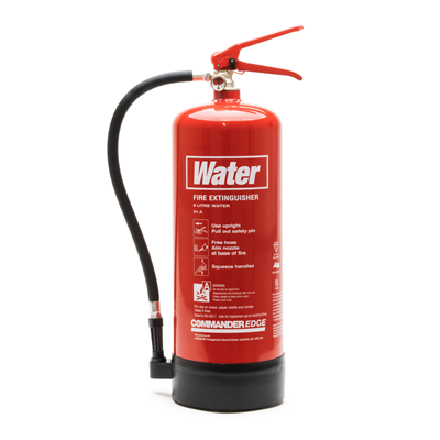 Commander FX-PWA-006-DCF 6ltr Plain Water Fire Extinguisher Commander FX-PWA-006-DCF 6ltr Plain Water Fire Extinguisher