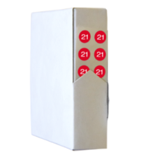 Commander ST03/RED-26 Year Indicator Dots S/A - Red (pk 1000)