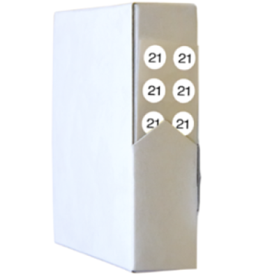 Commander ST03/WH-25 Year Indicator Dots S/A - White (pk 1000) Commander ST03/WH-25 Year Indicator Dots S/A - White (pk 1000)