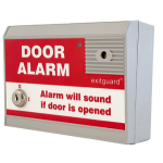 Hoyles EX104R Exitguard Battery Door Alarm With Keyswitch - Red