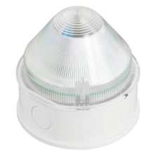 Espire R-ES11ST Transparent Lens White LED Sounder Strobe Powered by Mains Supply IP65 Espire R-ES11ST Transparent Lens White LED Sounder Strobe Powered by Mains Supply IP65