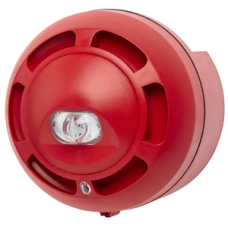 Fike F0296336 Twinflex Wall VAD/Sounder - Red - EN54-23