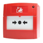 KAC M2A-R470SG-K013-01 Red Break Glass Call Point with LED - 470 Ohm – Surface
