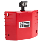 Fireco Dorgard Acoustic Fire Door Retainer in Red - DG200-RED Fireco Dorgard Acoustic Fire Door Retainer in Red - DG200-RED
