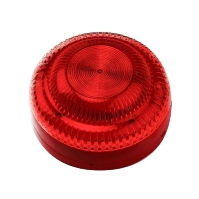 Global Fire Equipment VALKYRIE-ABI(WHT) VALKYRIE Addressable Wall Mount Beacon c/w Isolator, White