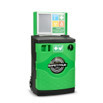 Howler SHG07 Safetyhub First Aid Point c/w First Aid, Eye Wash, Burns And Body Fluids Kits, and Semi-Automatic Defibrillator Howler SHG07 Safetyhub First Aid Point c/w First Aid, Eye Wash, Burns And Body Fluids Kits, and Semi-Automatic Defibrillator