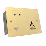 Hoyles A600FBR Aidalarm 12vdc Disabled Toilet Alarm Controller Brushed Brass Hoyles A600FBR Aidalarm 12vdc Disabled Toilet Alarm Controller Brushed Brass