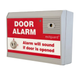 Hoyles EX105R Exitguard 12vdc Door Alarm With Keyswitch - Red