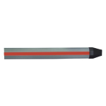 Hoyles RPD00250 Dado Panic Strip 250mm Grey & Red c/w Black End Caps