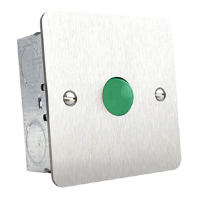 Hoyles S1778SG Overdoor Light Green LED & Sounder Stainless Steel Hoyles S1778SG Overdoor Light Green LED & Sounder Stainless Steel