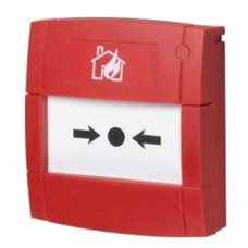 KAC M3A-R000SF-STCK-01 Red NO/NC Contact Model Surface Flexi Element Indoor Manual Call Point With House Flame Marking