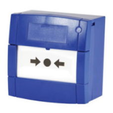 KAC M4A-B000SF-K013-11 Blue Double Pole Surface Flexible Element Indoor Manual Call Point With Plain Marking