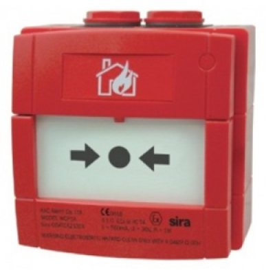 KAC W1A-R470SG-K013-81 Intrinsically safe Outdoor Call Point - 470 Ohm