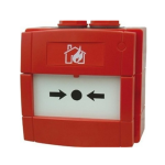 KAC W3A-R000SF-K013-01 Red NO/NC Contact Model Surface Flexible Material Outdoor Manual Call Point With House Flame