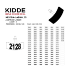 Kidde KE-DBA-LABW-L2S Intelligent Addressable Detector Accessory - Label (L2S)