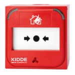 Kidde KE-DM3110R-KITF Excellence Series Intelligent Addressable Manual Call Point With Isolator, Back Box & Flip Cover