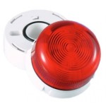 Klaxon QBS-0310 Flashguard Beacon - Red Lens - 230VAC - 35mA - Standard