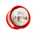 Morley WWL-RC-I05 Red Body - Red Flash - White Lens - Clear Isolator - Wall VAD Morley WWL-RC-I05 Red Body - Red Flash - White Lens - Clear Isolator - Wall VAD