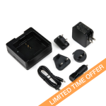 Testifire XTR2 TESTIFIRE-CHAK-001 Charger Kit Containing 1 x Charge Cradle, 1x Wall PSU, 1x Car PSU Testifire XTR2 TESTIFIRE-CHAK-001 Charger Kit Containing 1 x Charge Cradle, 1x Wall PSU, 1x Car PSU