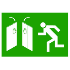 RGL AS0012 Break-Out Door Safety Sign RGL AS0012 Break-Out Door Safety Sign