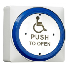RGL Electronics EBLPP02P/W Stainless Steel Vandal Resistant DDA Button With Active 360° Operation
