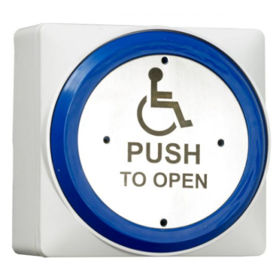 RGL Electronics EBLPP02P/W Stainless Steel Vandal Resistant DDA Button With Active 360° Operation