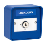 RGL Electronics KS-B-S Blue 2 Position Maintained Emergency Door Release Key Switch RGL Electronics KS-B-S Blue 2 Position Maintained Emergency Door Release Key Switch