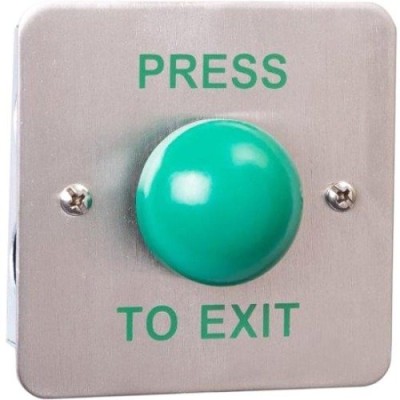 RGL Electronics MKOBO-EBGB/PTE Press to Exit Button Metal Green Dome - Flush RGL Electronics MKOBO-EBGB/PTE Press to Exit Button Metal Green Dome - Flush