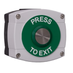 RGL Electronics WP66-G-SS/PTE Externally Rated Button IP66 - Press To Exit