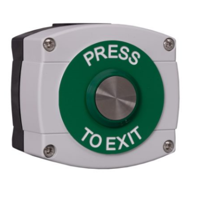 RGL Electronics WP66-G-SS/PTE Externally Rated Button IP66 - Press To Exit