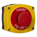 RGL Electronics WP66-Y/TTO Weatherproof Twist To Open Button