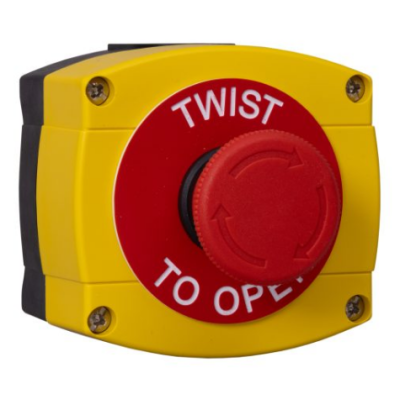 RGL Electronics WP66-Y/TTO Weatherproof Twist To Open Button