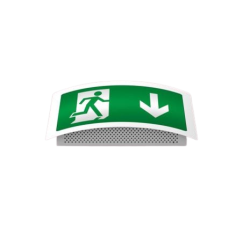 Ringtail X-ESC3/SL/230 LED Slave 230V AC/DC Curved Wall Mounted Exit Box