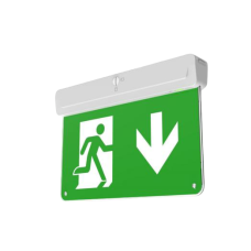 Ringtail X-RZ3M LED Maintained  White Ceiling/Wall Mount Exit Sign - Suffix/BK for Black