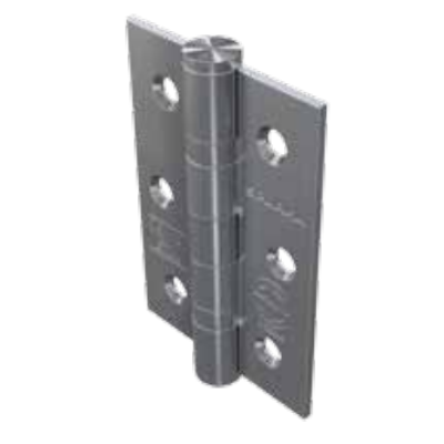 Rutland HG1028.SSS Hinge Pack BB Grade 7 76mm (Retail Pack 2) - 1mm Intumescent Hinge Pads Included