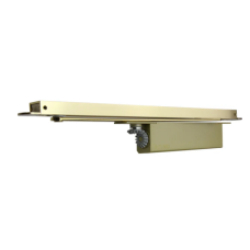 Rutland ITS.11204.2.5.PVD EN 2-4 Concealed Cam Action Door Closer c/w SA Connector Bar - Polished Brass