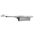 Rutland ITS.11204.3.5.PNP EN 2-4 Concealed Cam Action Door Closer c/w Micro Rail & Connector Bar - Polished Nickel