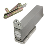 Rutland ITS.H3.NHO.SS Non-Hold Open Concealed Heel Closer c/w Covers and Top Pivot
