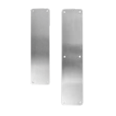 Rutland PP1010.SSS Push Plate, Drilled, C/S With Screws